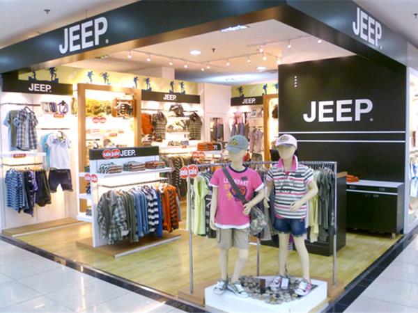 Jeep童装店铺展示