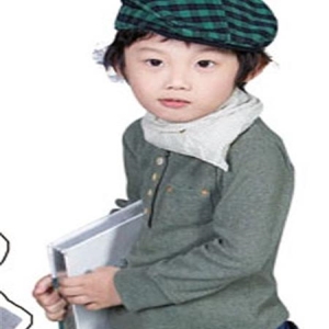 童装批发 2013新款韩版夏装 骷髅点点拼袋撞色短袖T恤 儿童T恤