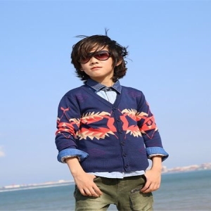 蜜儿公主M023 韩版童装 2013男童夏款 儿童潮流 娃娃印花 短袖T恤