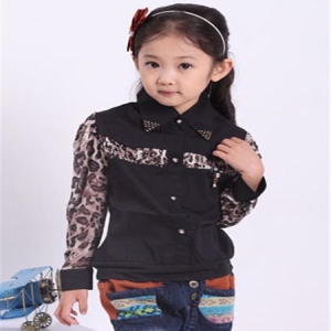 童装批发厂家直销 2013春装新款女童 韩版卡通个性猫头鹰 长袖T恤