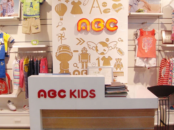 ABC童装店铺展示