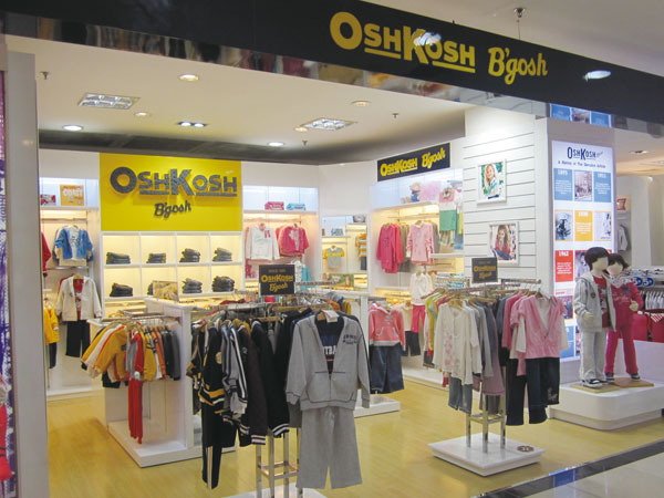 OSHKOSH童装店铺展示