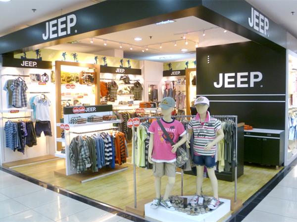 Jeep童装店铺展示